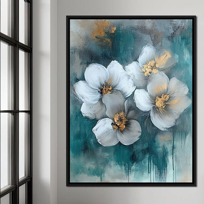 Floral Symphony Harmony Canvas Wall Art