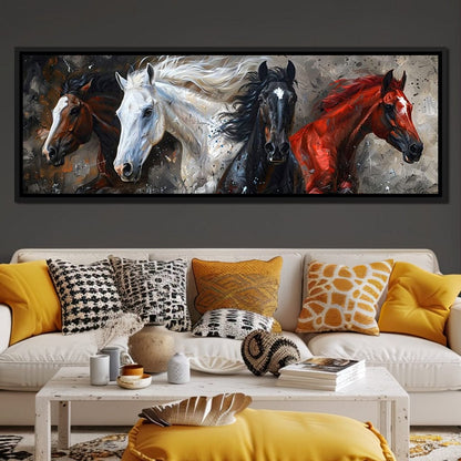 Gallop Through Wild Canvas Wall Art