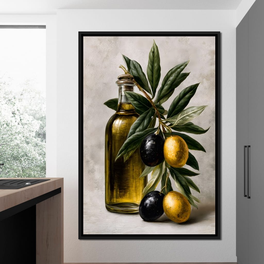 Harvest From The Mediterranean Grove Canvas Wall Art