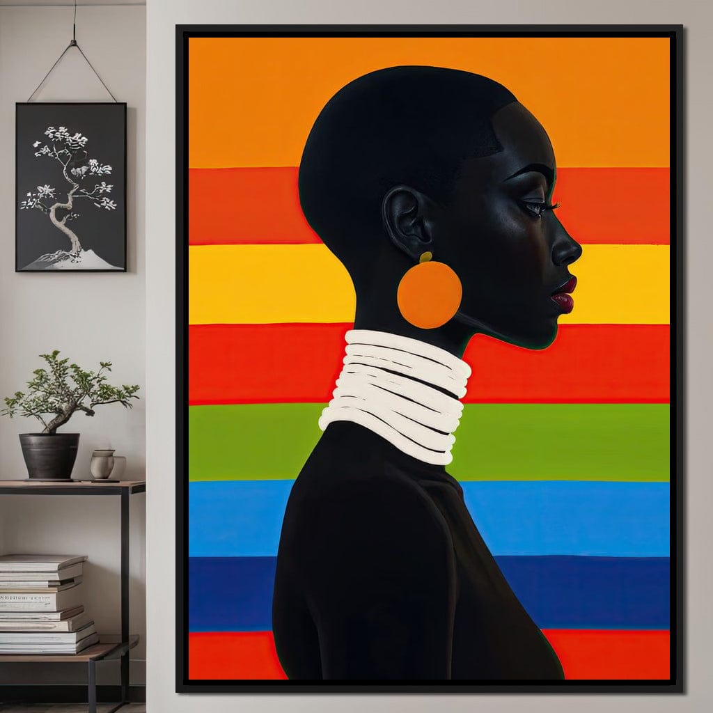 Wrapped in Pride Canvas Wall Art