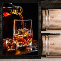 Whiskey's Prismatic Elegance Canvas Wall Art