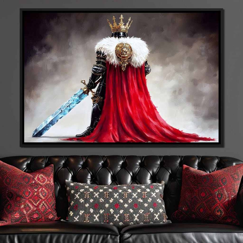 Majestic Regalia Warrior Canvas Wall Art