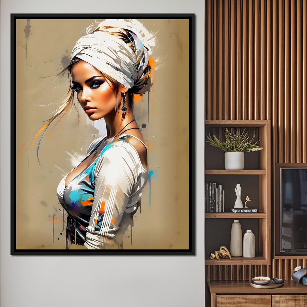Female Portrait 256 Canvas Wall Art