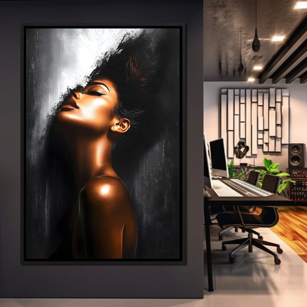 Radiant Reflection of Night Canvas Wall Art