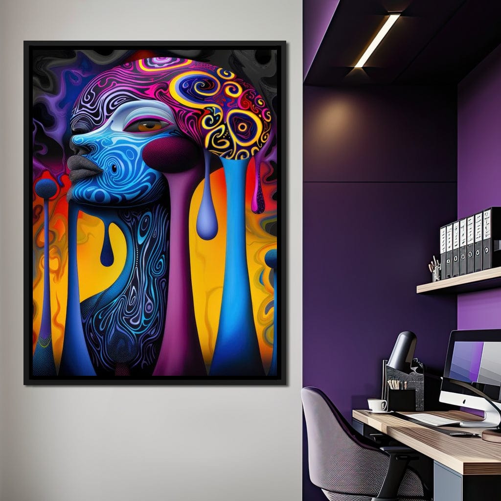 The Drippy Diva Canvas Wall Art