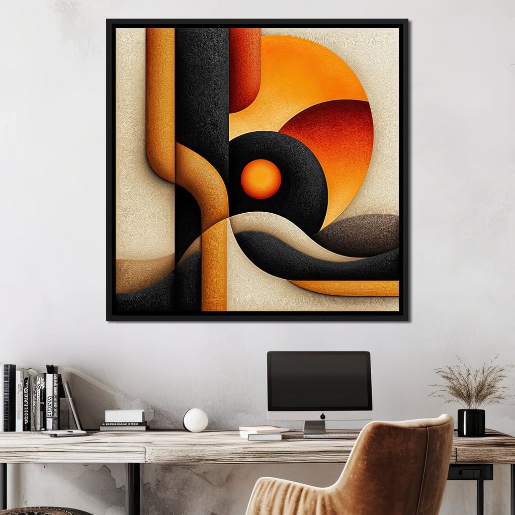 Abstract Dusk Canvas Wall Art