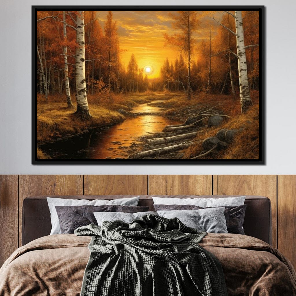 Silver Birch Forest Canvas Wall Art