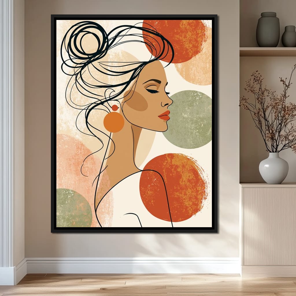 Reflections of a Soft Summer Evening Canvas Wall Art