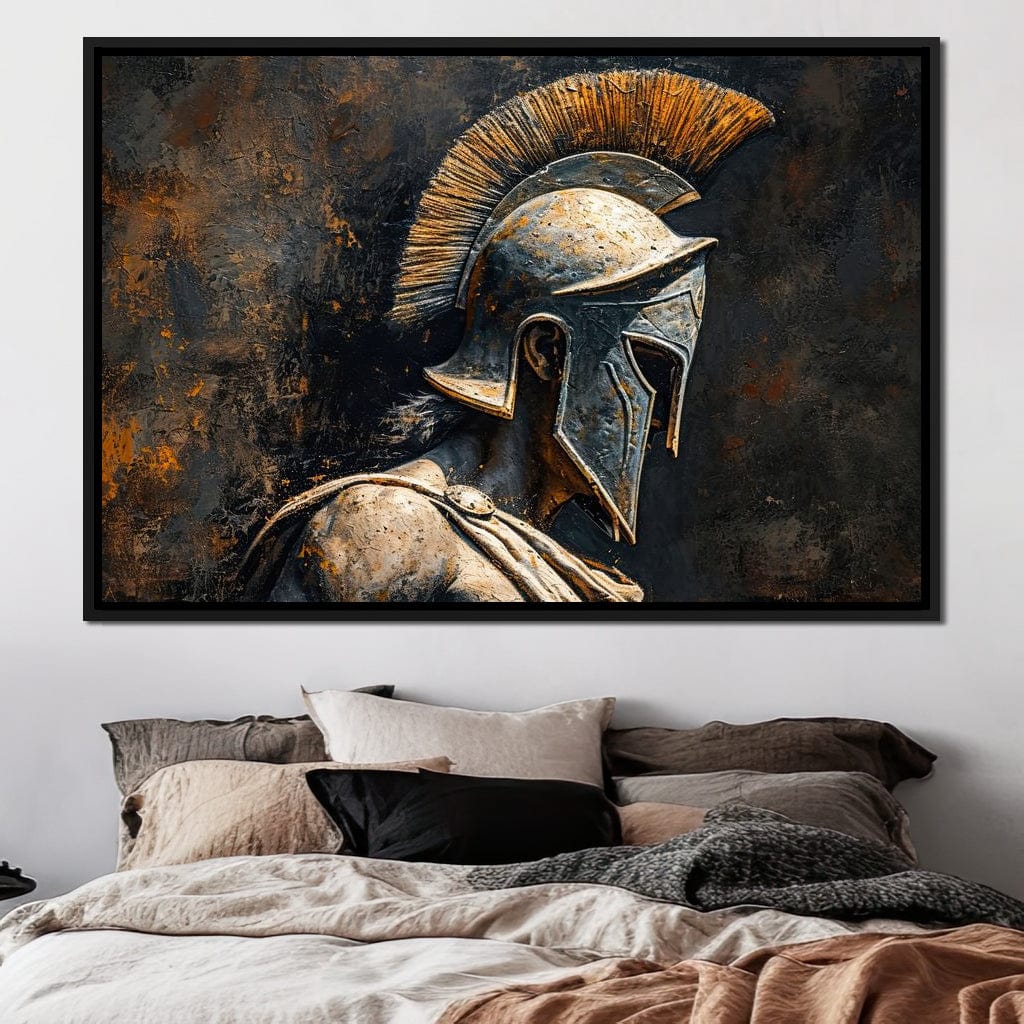 Athenian Warrior Canvas Wall Art