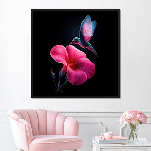 Whispers of the Hummingbird Canvas Wall Art