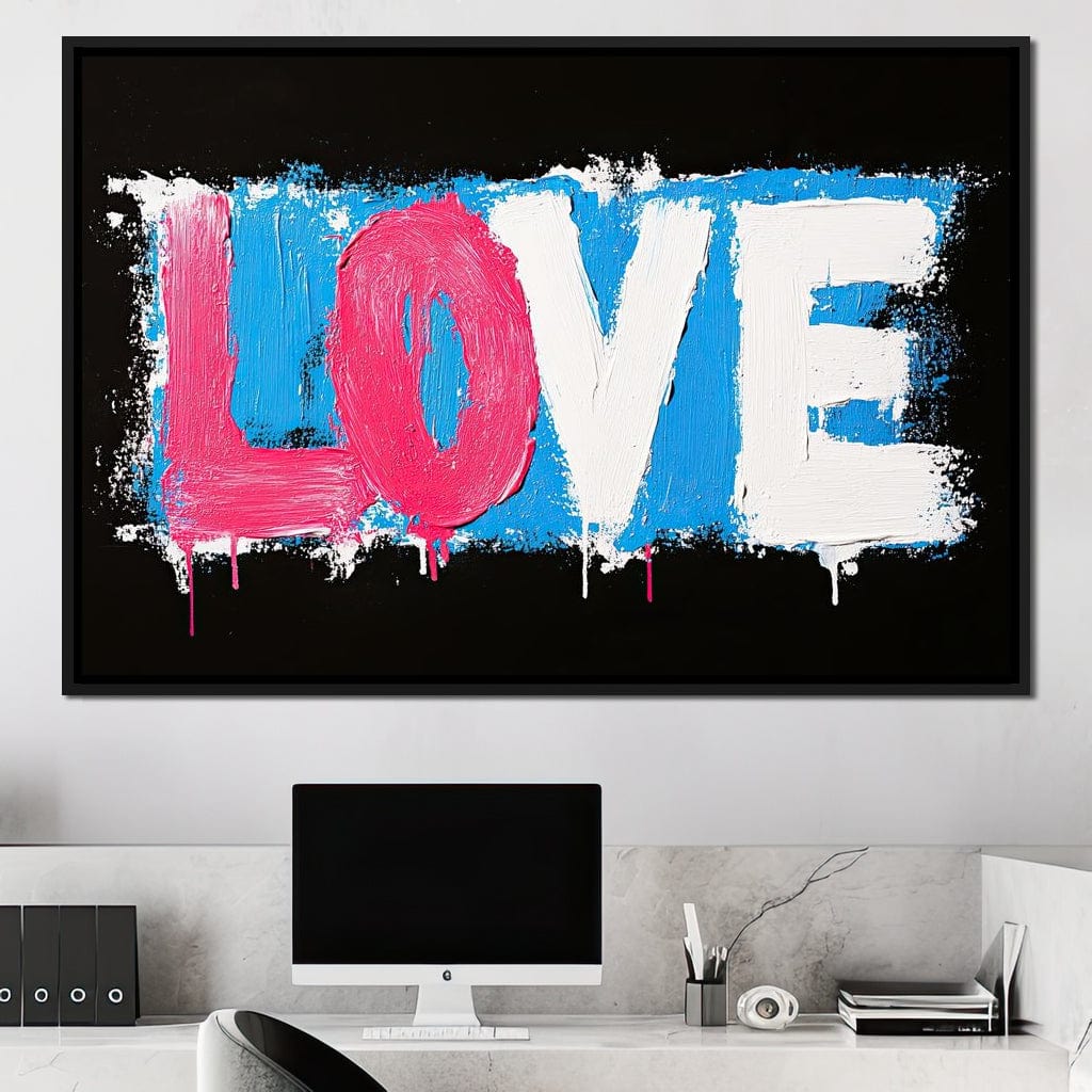 Bold Strokes of Passion Canvas Wall Art