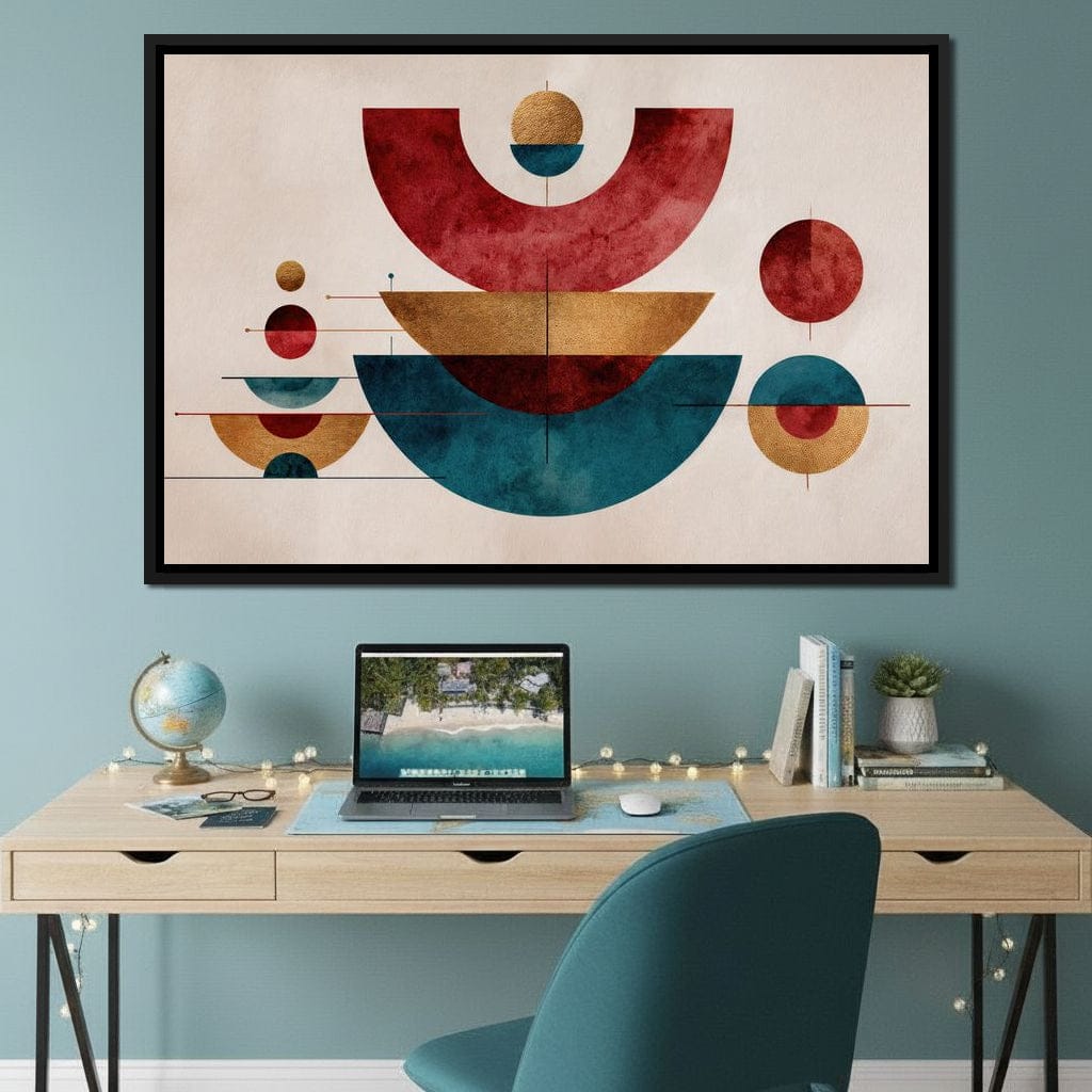 Measured Stillness Canvas Wall Art