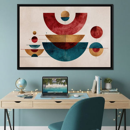 Measured Stillness Canvas Wall Art
