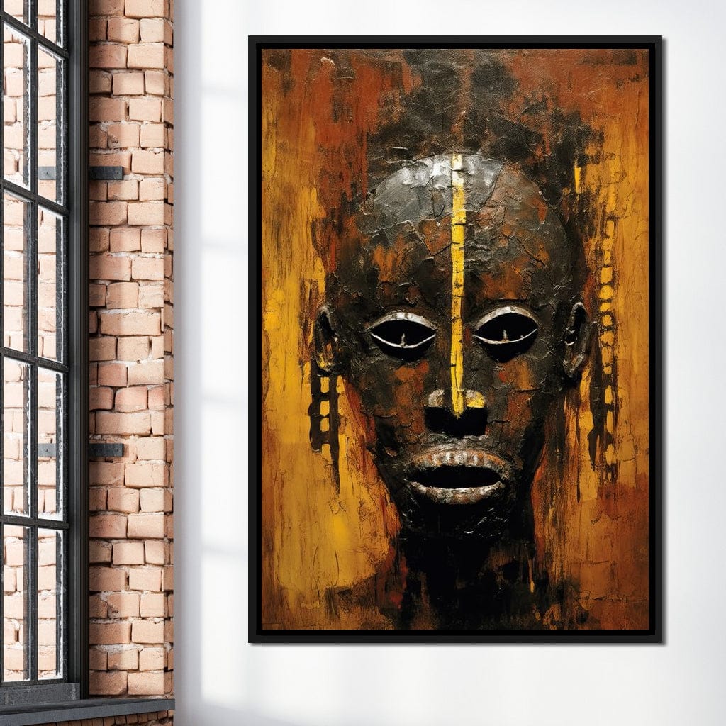 Tribal Mask 16 Canvas Wall Art