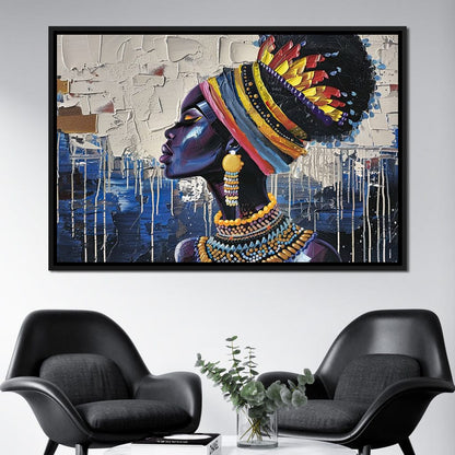 Sapphire Dreams of Africa Canvas Wall Art