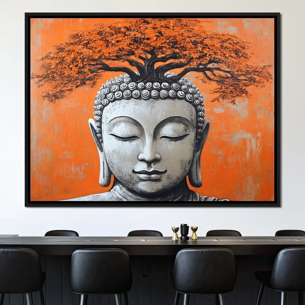 Buddha Tranquility Tree Spirit Canvas Wall Art