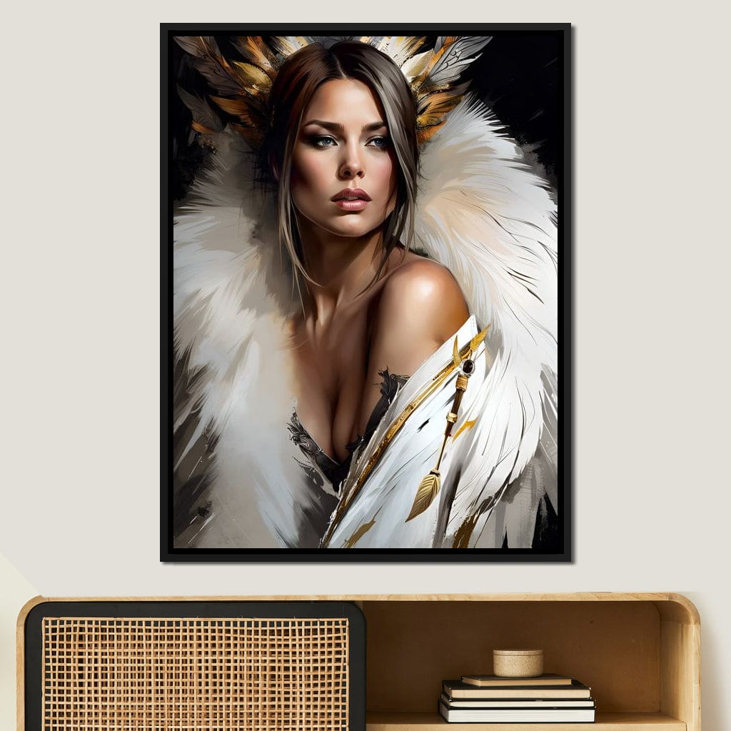 Female Portrait 161 Canvas Wall Art
