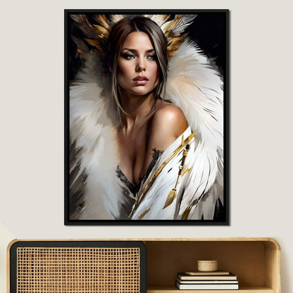 Female Portrait 161 Canvas Wall Art
