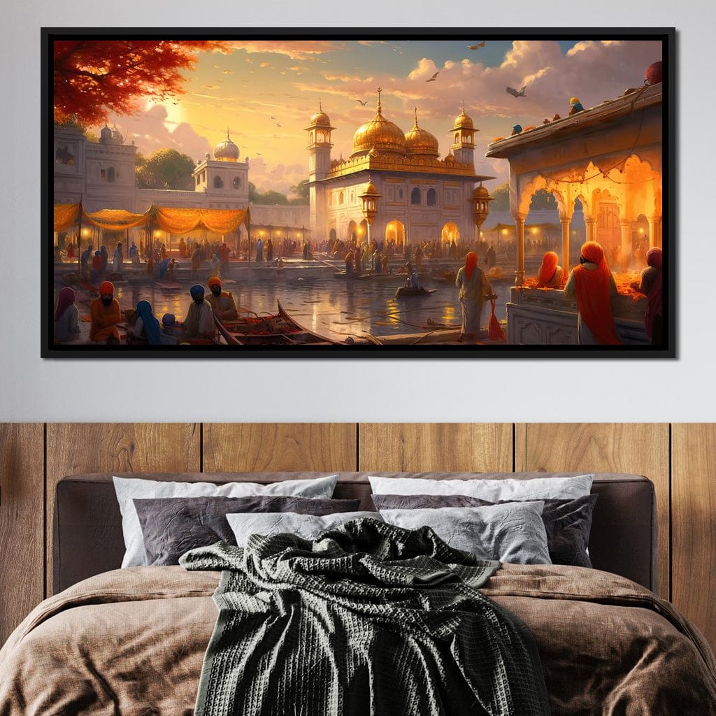 Sikh Temple Canvas Wall Art