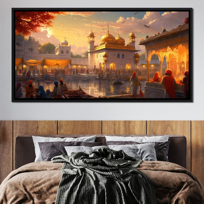 Sikh Temple Canvas Wall Art
