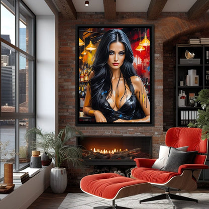 Female Portrait 230 Canvas Wall Art