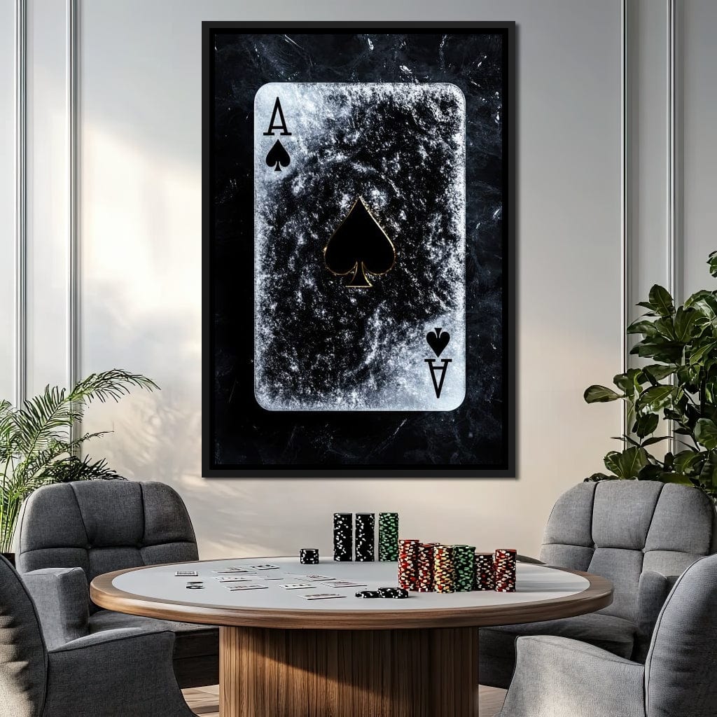 Ace of Shadows Canvas Wall Art