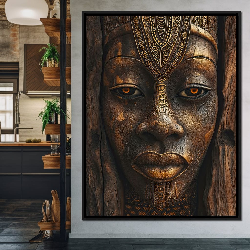 Ancient Golden Wisdom Canvas Wall Art