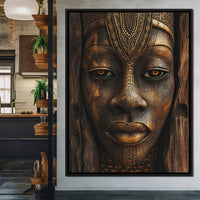 Ancient Golden Wisdom Canvas Wall Art