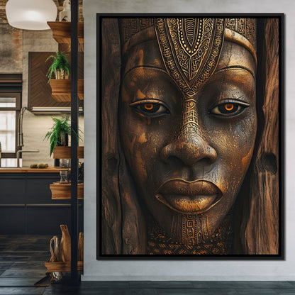 Ancient Golden Wisdom Canvas Wall Art
