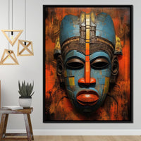 Gaze of the Ancestors Canvas Wall Art