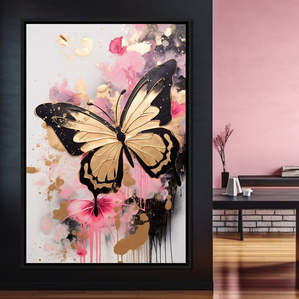 Dreamflight in Pink Hues Canvas Wall Art