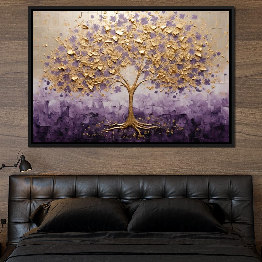 Golden Lisse Celebration Canvas Wall Art
