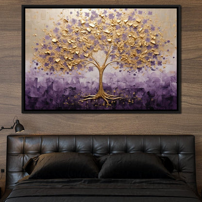 Golden Lisse Celebration Canvas Wall Art