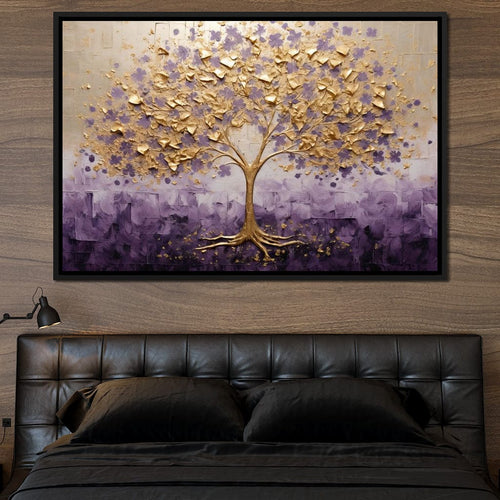 Golden Lisse Celebration Canvas Wall Art