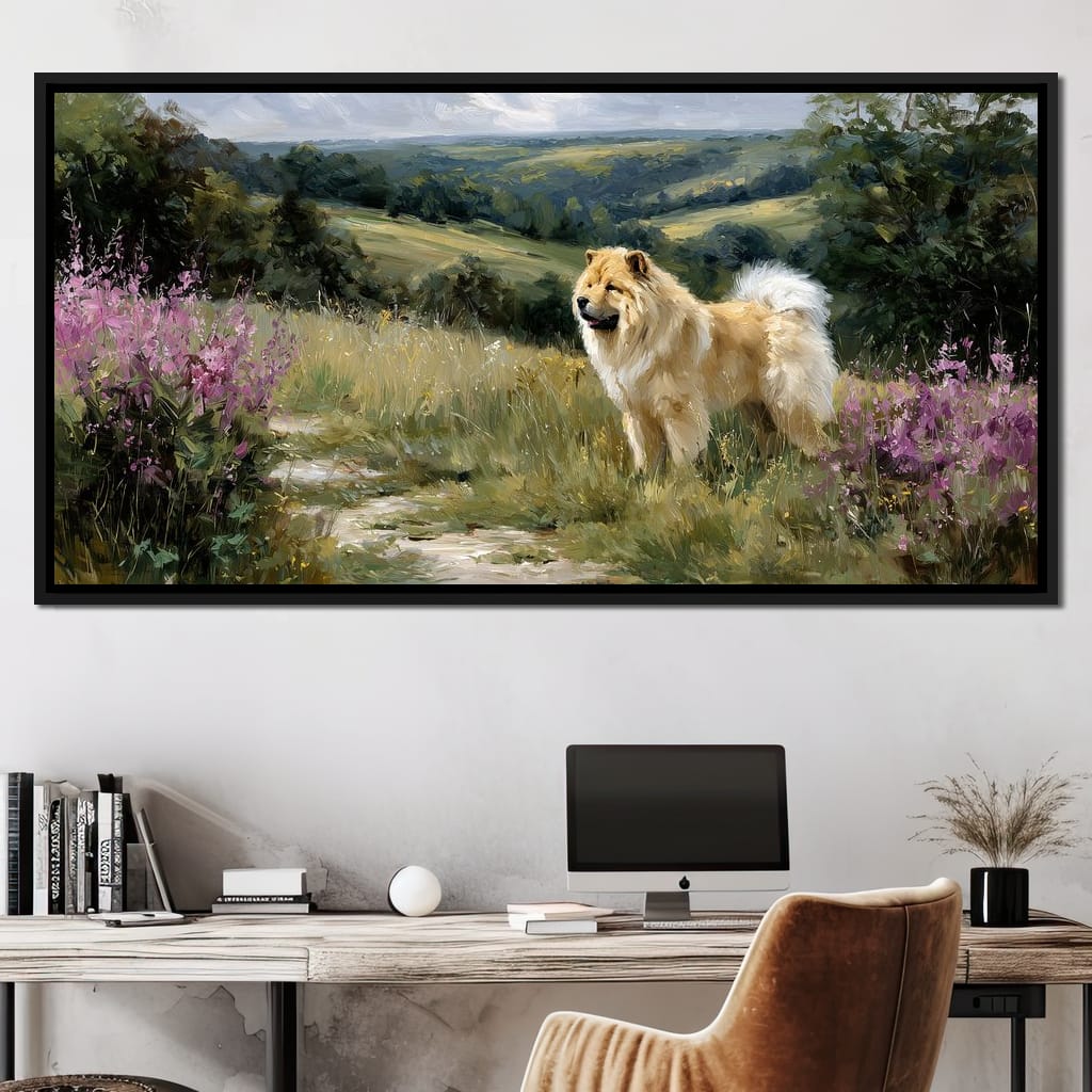 Chow Meadow Trail Summer Light Canvas Wall Art