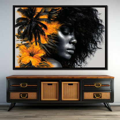 Golden Tropics Restless Soul Canvas Wall Art