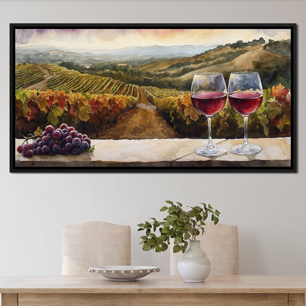 Vineyard Serenity Canvas Wall Art