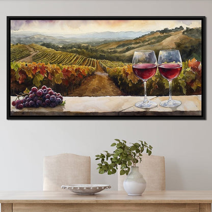 Vineyard Serenity Canvas Wall Art