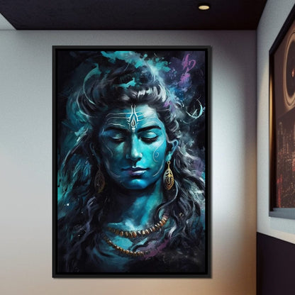 Lord Shiva Bholanatha Canvas Wall Art