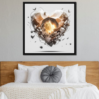 Heart Canvas Wall Art