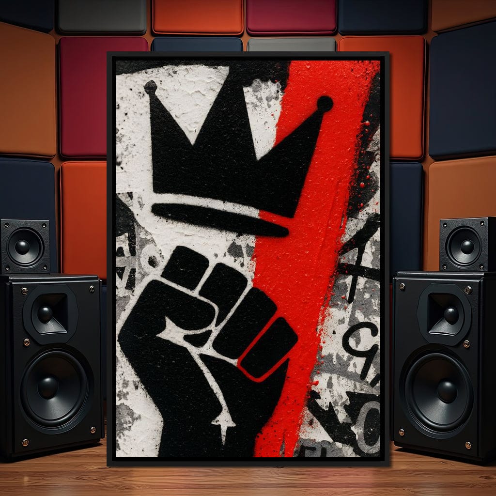 Crown of Unity Power Surge Canvas Wall Art