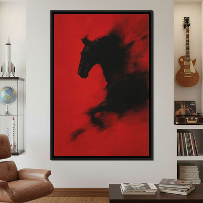 Unbound Spirit Rushing Through Darkness Canvas Wall Art