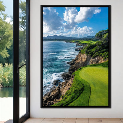 Coastal Greens Harmony Canvas Wall Art