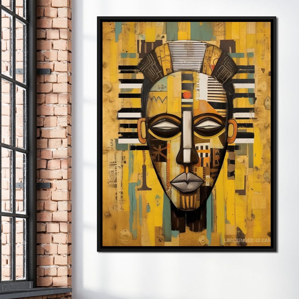 Tribal Mask 05 Canvas Wall Art