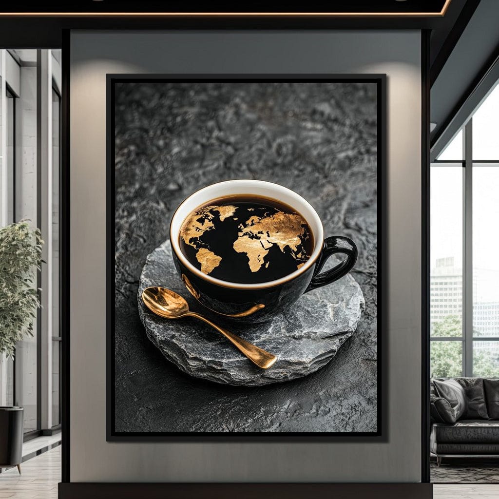 Golden Horizons Brewed Canvas Wall Art