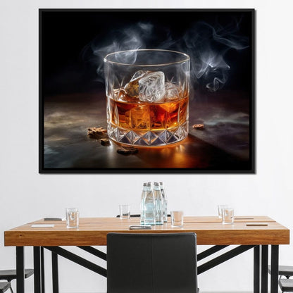 Infused Whiskey with Liquid Magic Canvas Wall Art