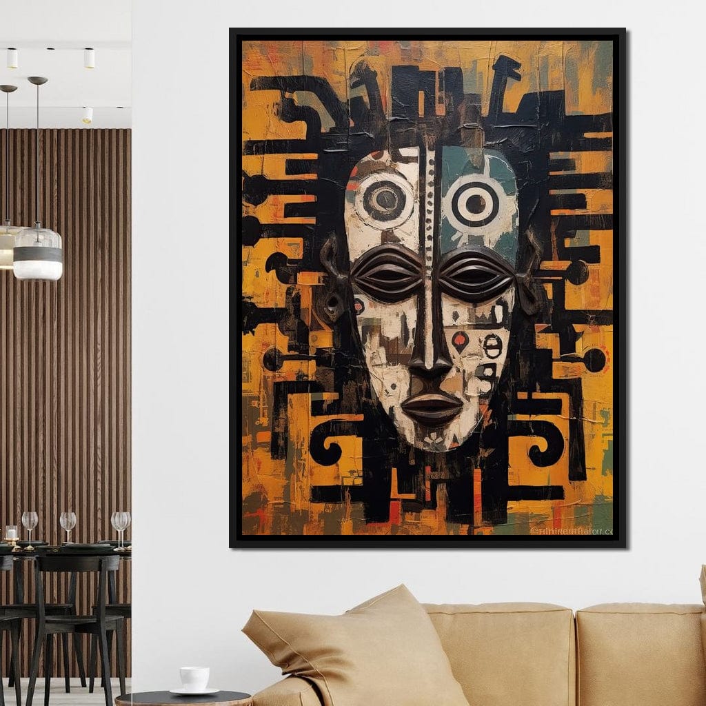 Tribal Mask 19 Canvas Wall Art