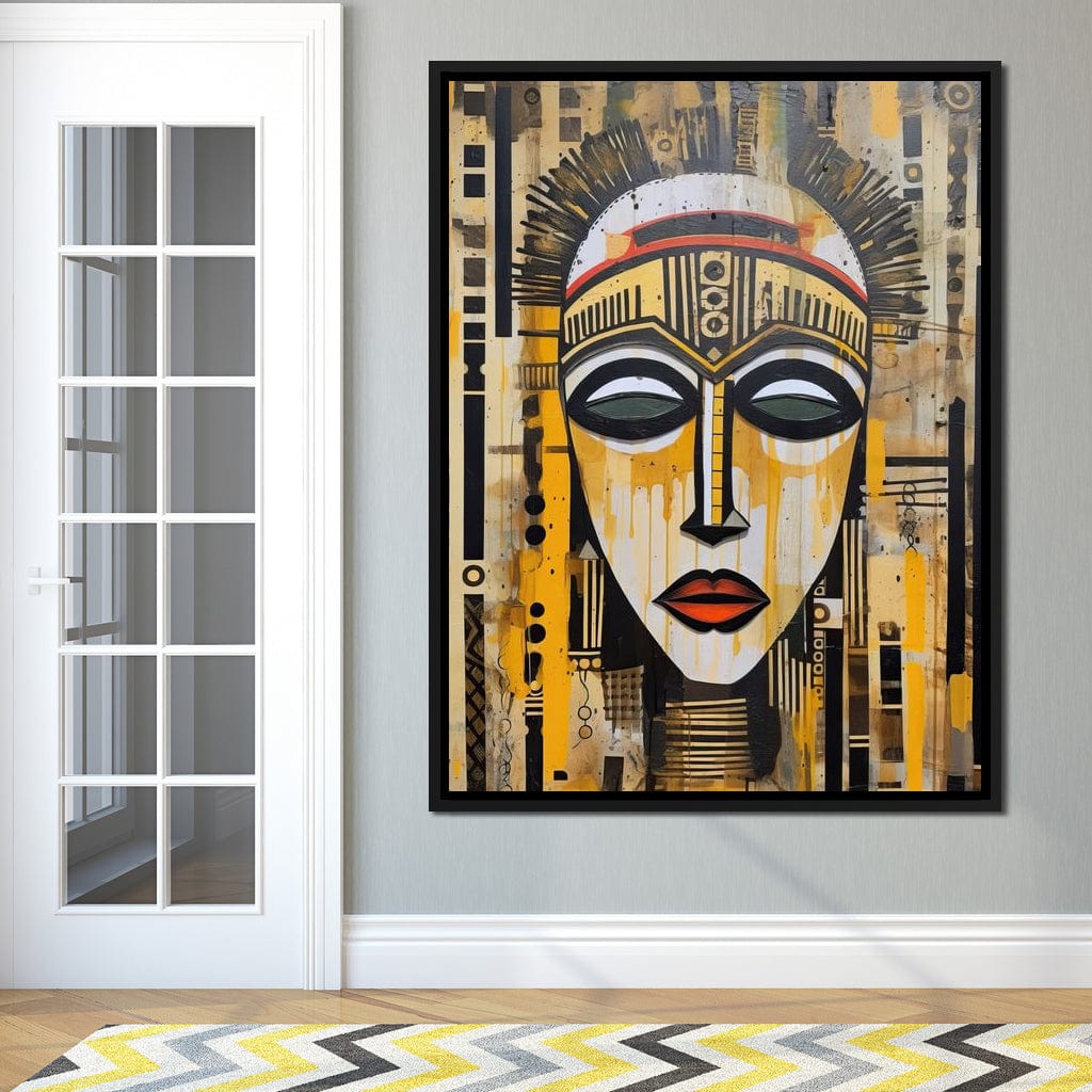 Tribal Mask 04 Canvas Wall Art