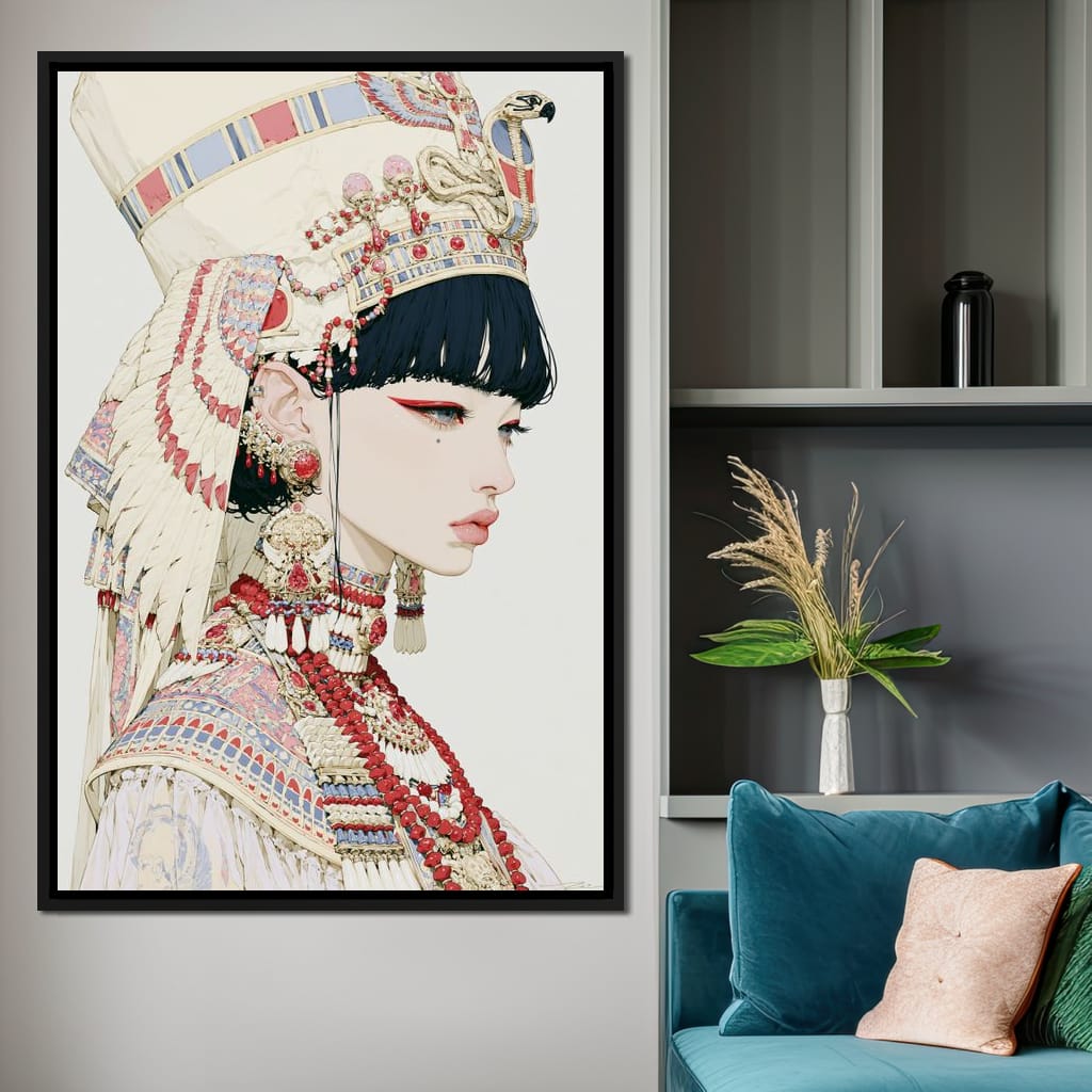 Ancient Egyptian Bride Canvas Wall Art