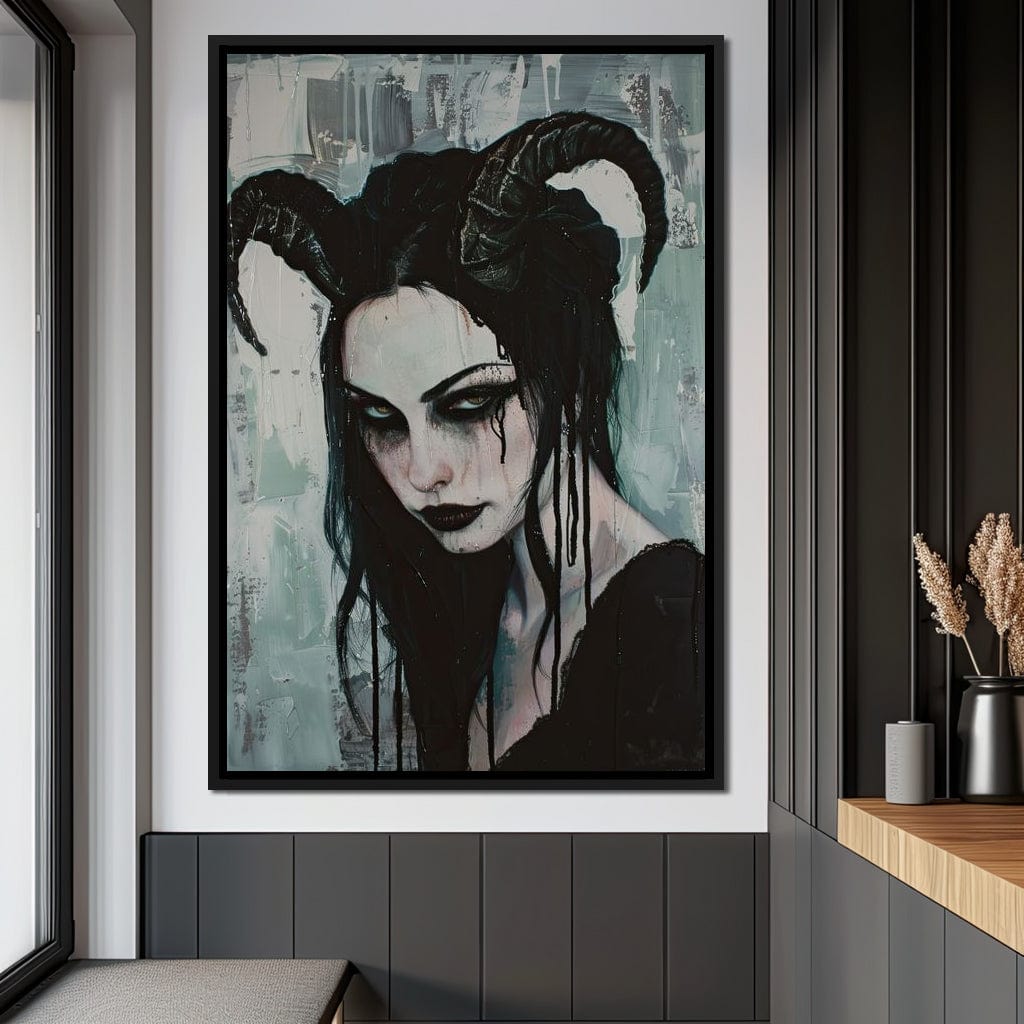 Midnight Enchantment Unveiled Canvas Wall Art